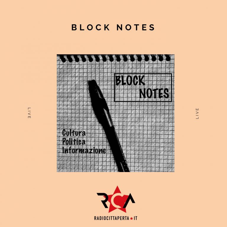 BLOCK NOTES con ALESSIO RAMACCIONI