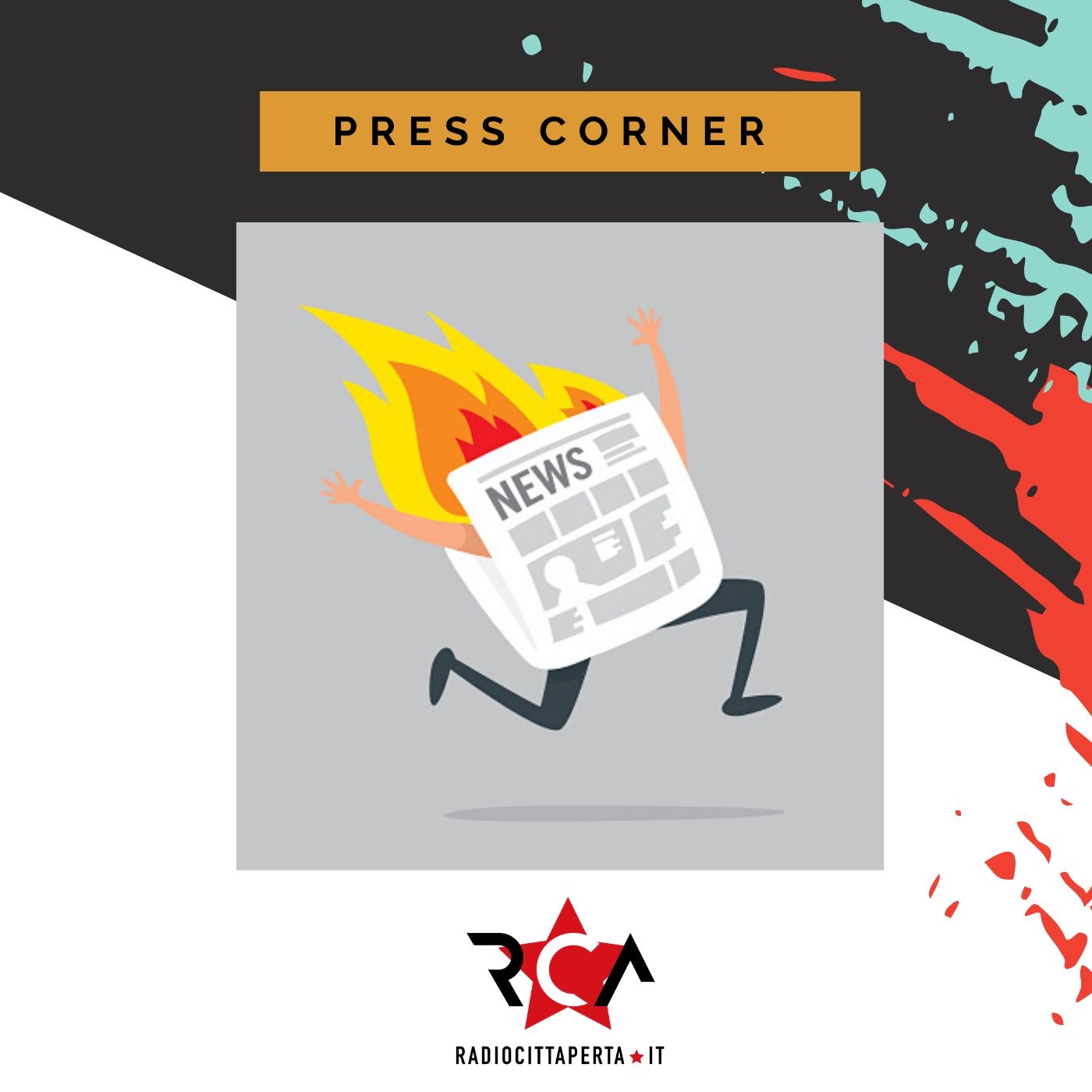 PRESS CORNER con REDAZIONE GIORNALISTICA