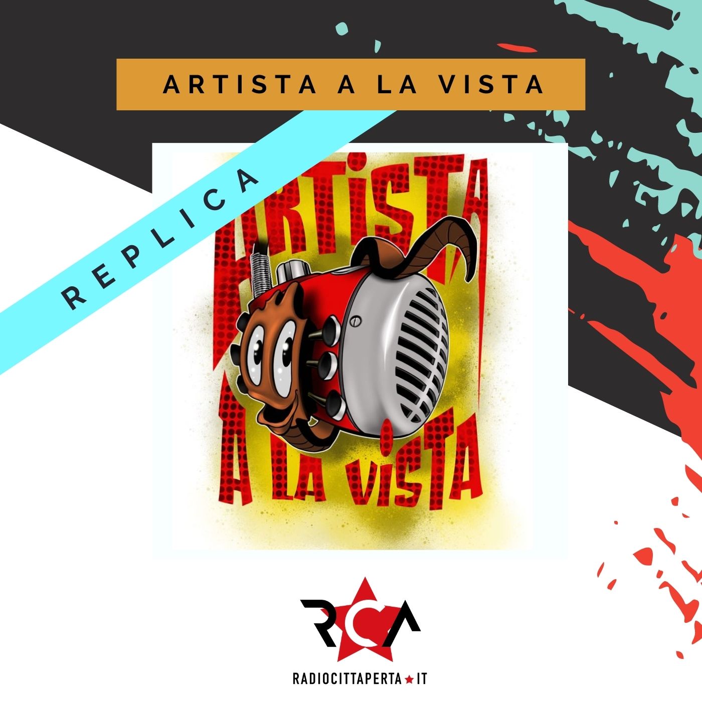 ARTISTA A LA VISTA (REPLICA) con NARRADOR CALLEJERO