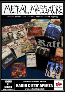 Locandina METAL MASSACRE 27.06.2025