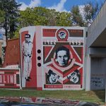 Murale Pasolini Leonardo Crudi