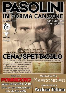 Pasolini in forma canzone 1