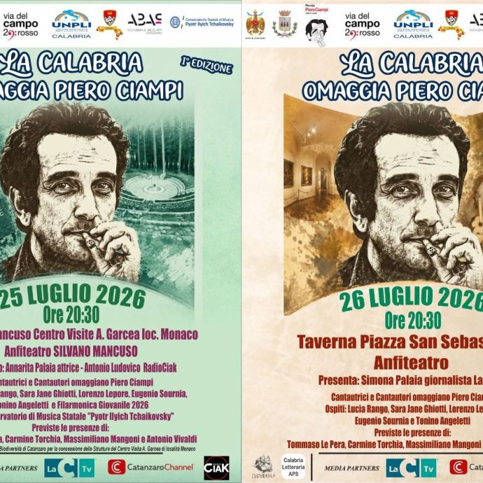 La Calabria omaggia Piero Ciampi_25 e 26 luglio