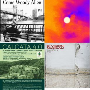 Calcata 4.0, Marco Giudici, Piji e Rhapsódija Trio a “Drive in Saturday” del 22/11/2025