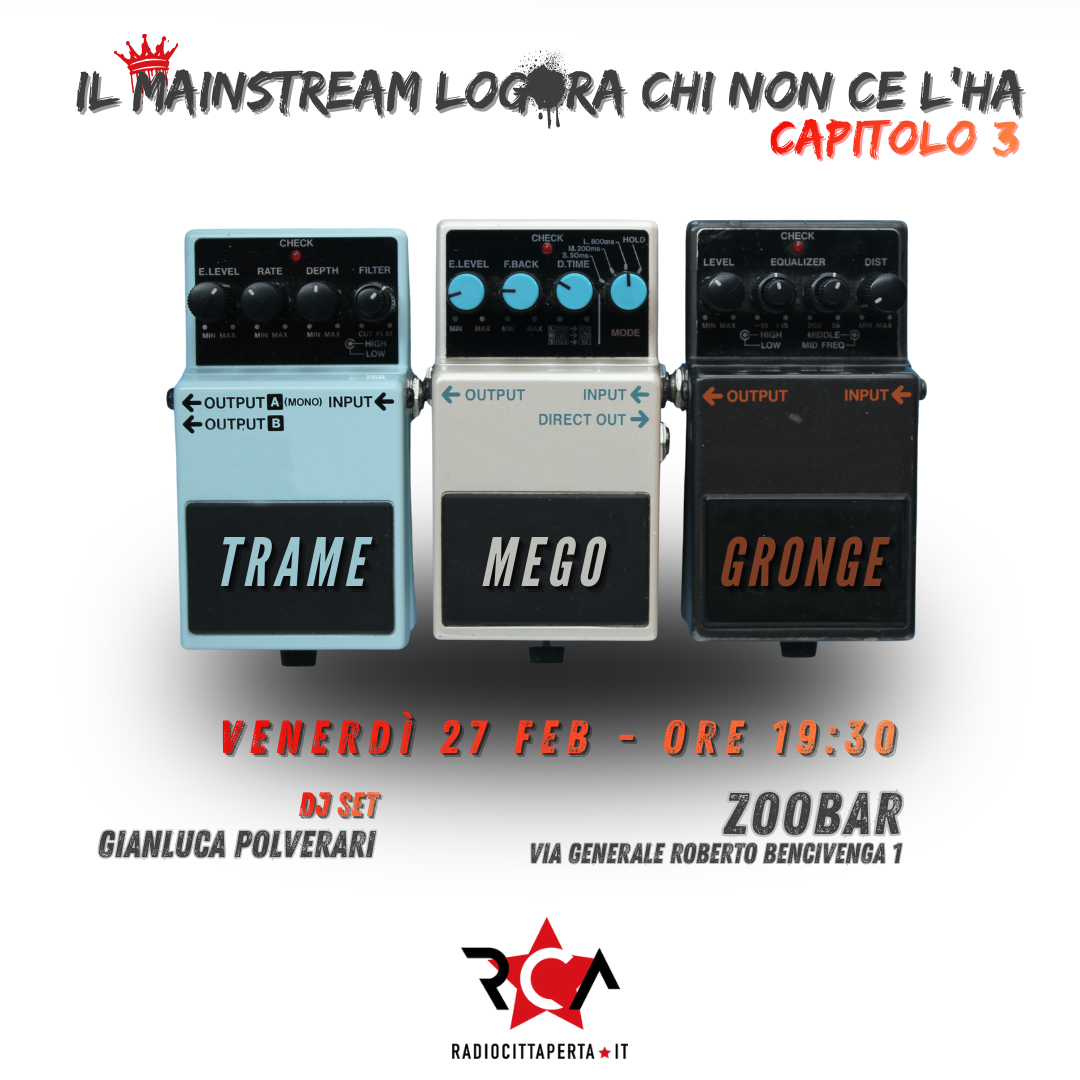 IL MAINSTREAM LOGORA CHI NON CE L’HA -Capitolo 3 @ZOOBAR