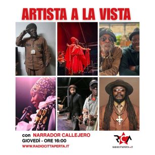 17/09/2026 – ARTISTA A LA VISTA CON NARRADORR CALLEJERO | DAL BACKSTAGE DEL ROTOTOM SUNSPLASH | TRE LEGGENDE, TRE STORIE, UN MESSAGGIO