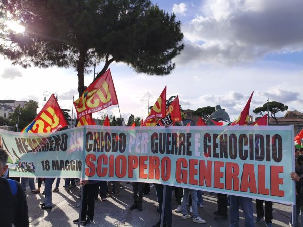Il 18 maggio è stato sciopero generale contro il genocidio in Palestina e contro l’economia di guerra