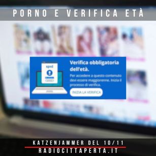 10/11/2025 Porno e verifica dell’età. KATZENJAMMER
